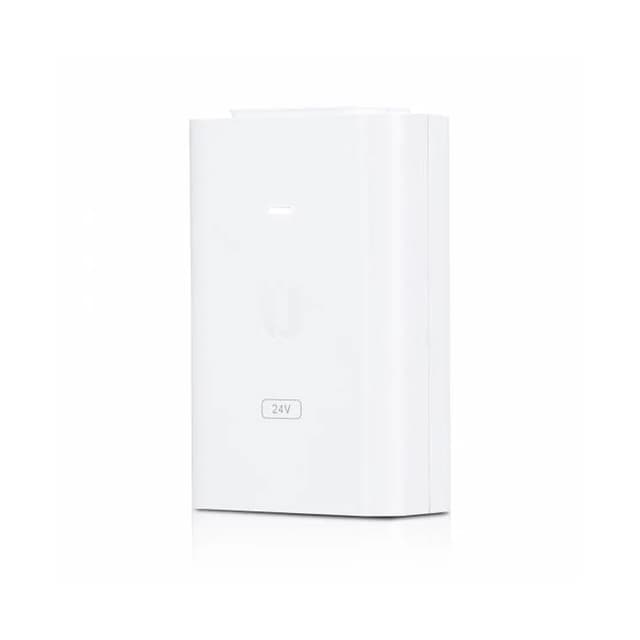 PoE адаптер, Ubiquiti, POE-24-24W-WH, PoE 24-24W-WH, passive PoE, 1x10/100 Mbps Ethernet, 100–240xV AC, 24xВ, 24W