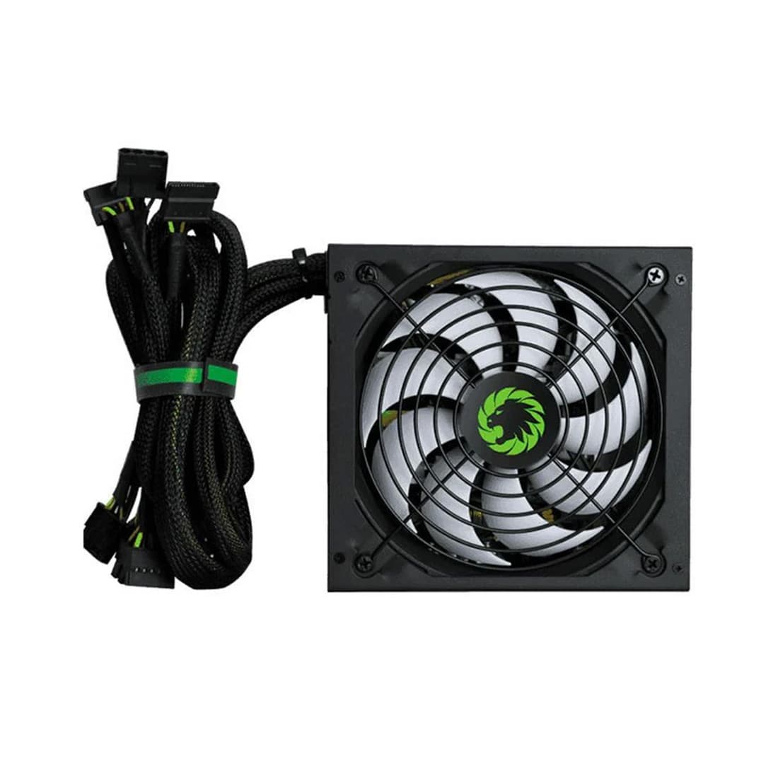 Блок питания, Gamemax, GP 650W, 2124-0650R0076, 215106500021, 650W, ATX, Bronze, APFC, 20+4 pin, 4+4pin, 5*Sata, 3*Molex, 2*PCI-E 6+2 pin, Non-modular, Вентилятор 14см, Чёрный