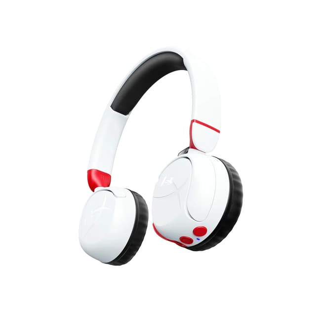 Гарнитура, HyperX, 7G8F2AA, Cloud Mini - Wireless (White), Микрофон съёмный гибкий, Динамики 30 мм, 114 Ом, 20-20000 гц, Блок управления звуком USB удлинитель, Беспроводные, Белый