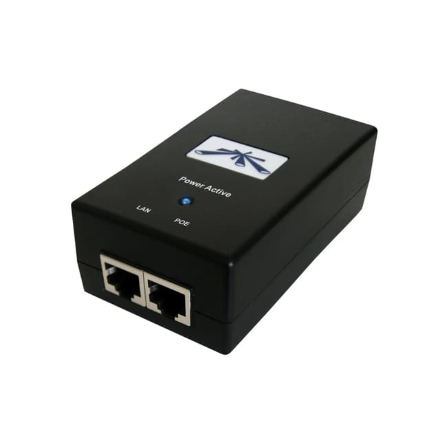 PoE адаптер, Ubiquiti, POE-48-24W-G, PoE Injector 48V 24W Gigabit, passive PoE, 10/100/1000Mbps Ethernet, 100–240V AC, 48В, 24W