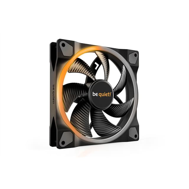 Вентилятор для компьютерного корпуса, Bequiet!, Light Wings, BL074, 140мм Light Wings PWM , ARGB LED, 1500 об.мин, 56/95.1 CFM, 23.3 dB(A), 4-pin PWM/3-pin ARGB, 140 x 140 x 25мм, Чёрный