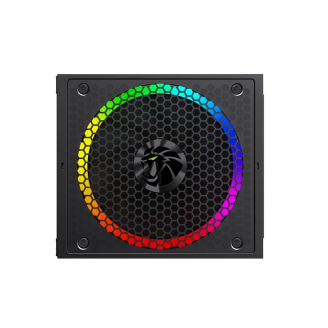 Блок питания, Gamemax, RGB 1050G, 2109-1050B0049, 1050W, Gold, ATX3.1, APFC, 20+4 pin, 2*4+4pin, 10*Sata, 3*Molex, 4*PCI-E 6+2 pin, 1*PCI-E 12+4pin, Modular, Вентилятор 14см, 165*150*86 см, Черный