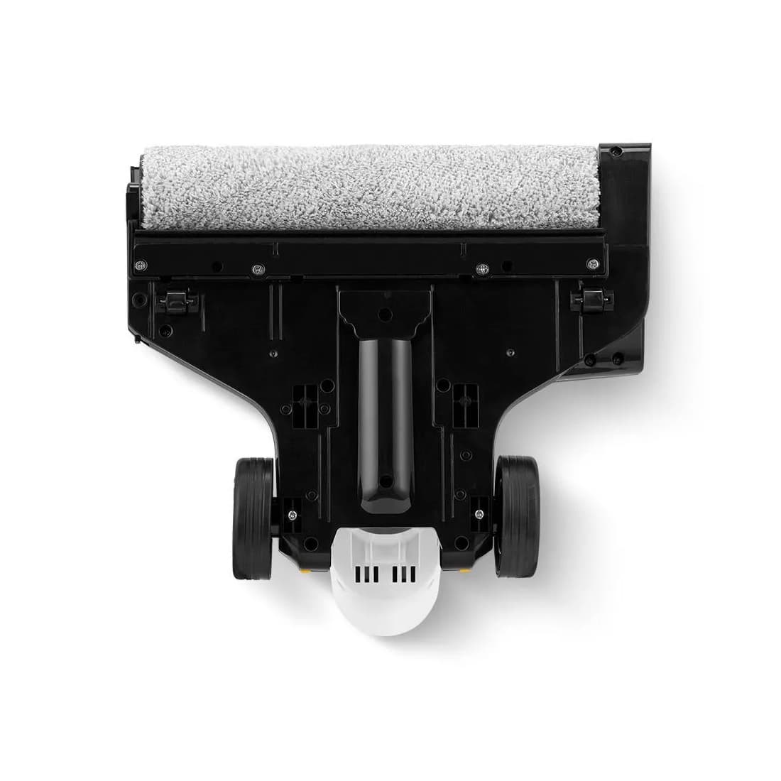 Беспроводной вертикальный моющий пылесос, Kitfort, КТ-5220, Объем 600 мл, Фильтр тонкой очистки Н10, Время работы 20-25мин, Уровень шума <80 дБ, Мощность 120 Вт, Длина шнура 1.6м, Черный/Желтый