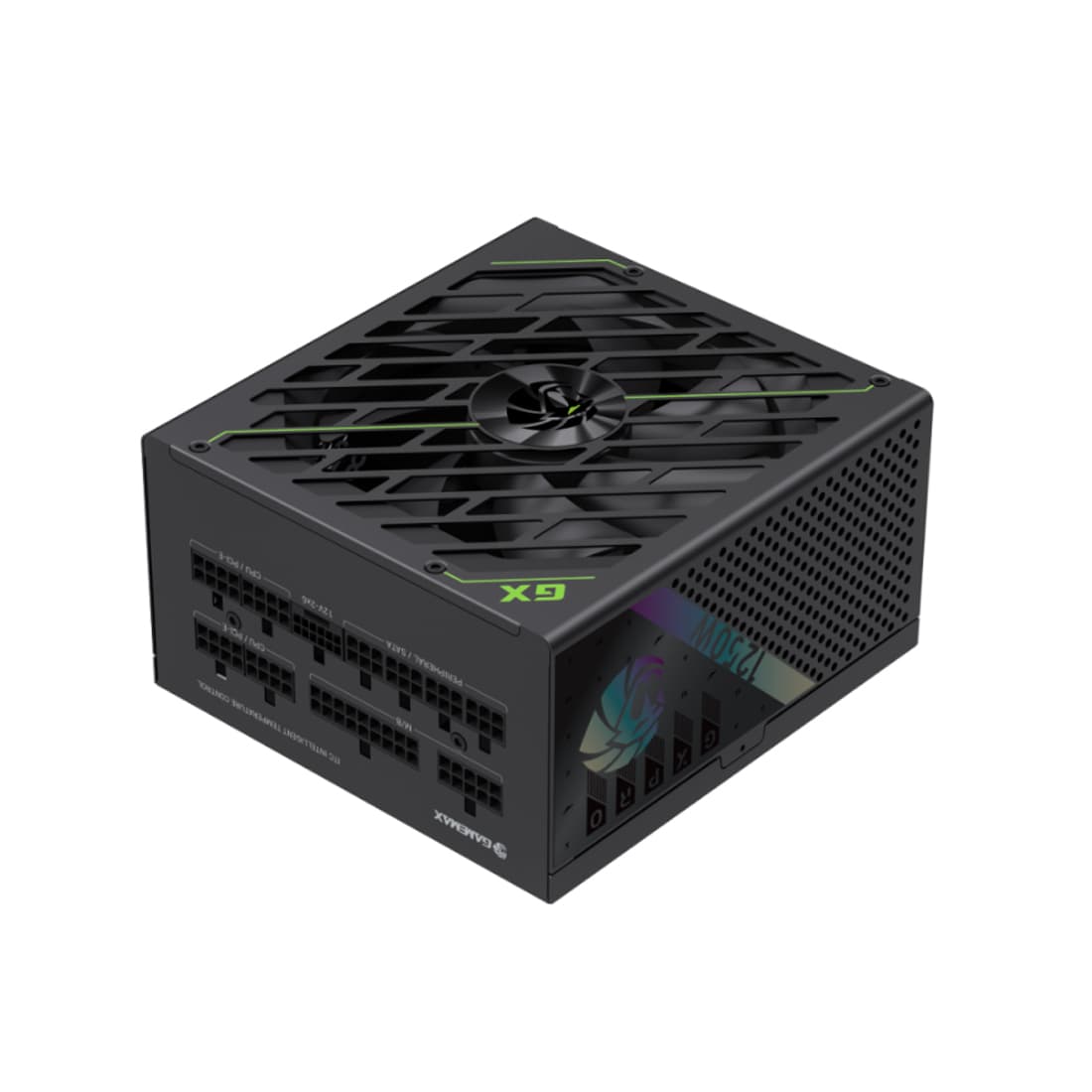 Блок питания, Gamemax, GX PRO 1250G, 2121-1250B0027, 1250W, Gold, ATX3.1, APFC, 20+4 pin, 1*4+4pin, 5*Sata, 3*Molex, 2*PCI-E 6+2 pin, 1*PCI-E 12+4pin, Modular, Вентилятор 13,5см, 160*150*85 см, Черный