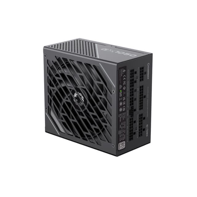 Блок питания, Gamemax, GX-1050 BK PCIE 5.0 ATX 3.0, 2121-1050B0037, 214610500022, ATX 3.0, Platinum, APFC, 20+4 pin, 2*4+4 pin, 10*Sata, 3*Molex, 4*PCI-E 6+2 pin, 12VHPWR, FDD, Модульный, Вентилятор 13,5см, Черный