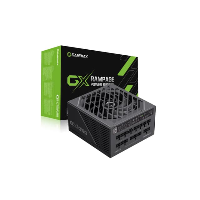 Блок питания, Gamemax, GX-1050 BK PCIE 5.0 ATX 3.0, 2121-1050B0037, 214610500022, ATX 3.0, Platinum, APFC, 20+4 pin, 2*4+4 pin, 10*Sata, 3*Molex, 4*PCI-E 6+2 pin, 12VHPWR, FDD, Модульный, Вентилятор 13,5см, Черный