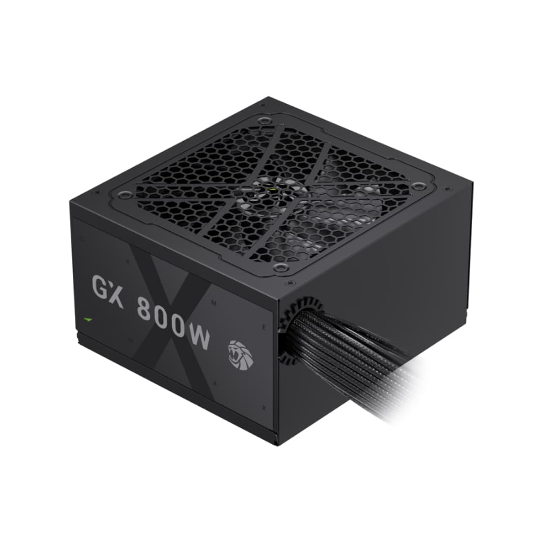 Блок питания, Gamemax, GX 800, 2132-0800B0010, 800W, Gold, APFC, 20+4 pin, 2*4+4pin, 6*Sata, 3*Molex, 4*PCI-E 6+2 pin, Вентилятор 12см, 150*140*85 см, Черный