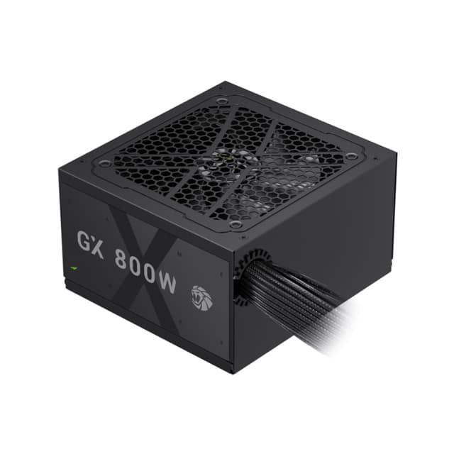 Блок питания, Gamemax, GX 800, 2132-0800B0010, 800W, Gold, APFC, 20+4 pin, 2*4+4pin, 6*Sata, 3*Molex, 4*PCI-E 6+2 pin, Вентилятор 12см, 150*140*85 см, Черный