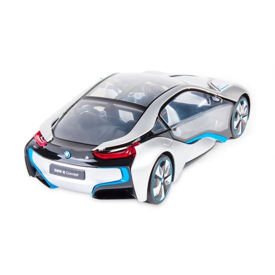 Радиоуправляемая машина, RASTAR, 49600-11S, 1:14, BMW i8, Пластик, Подсветка салона, 2.4GHz, Серебристая