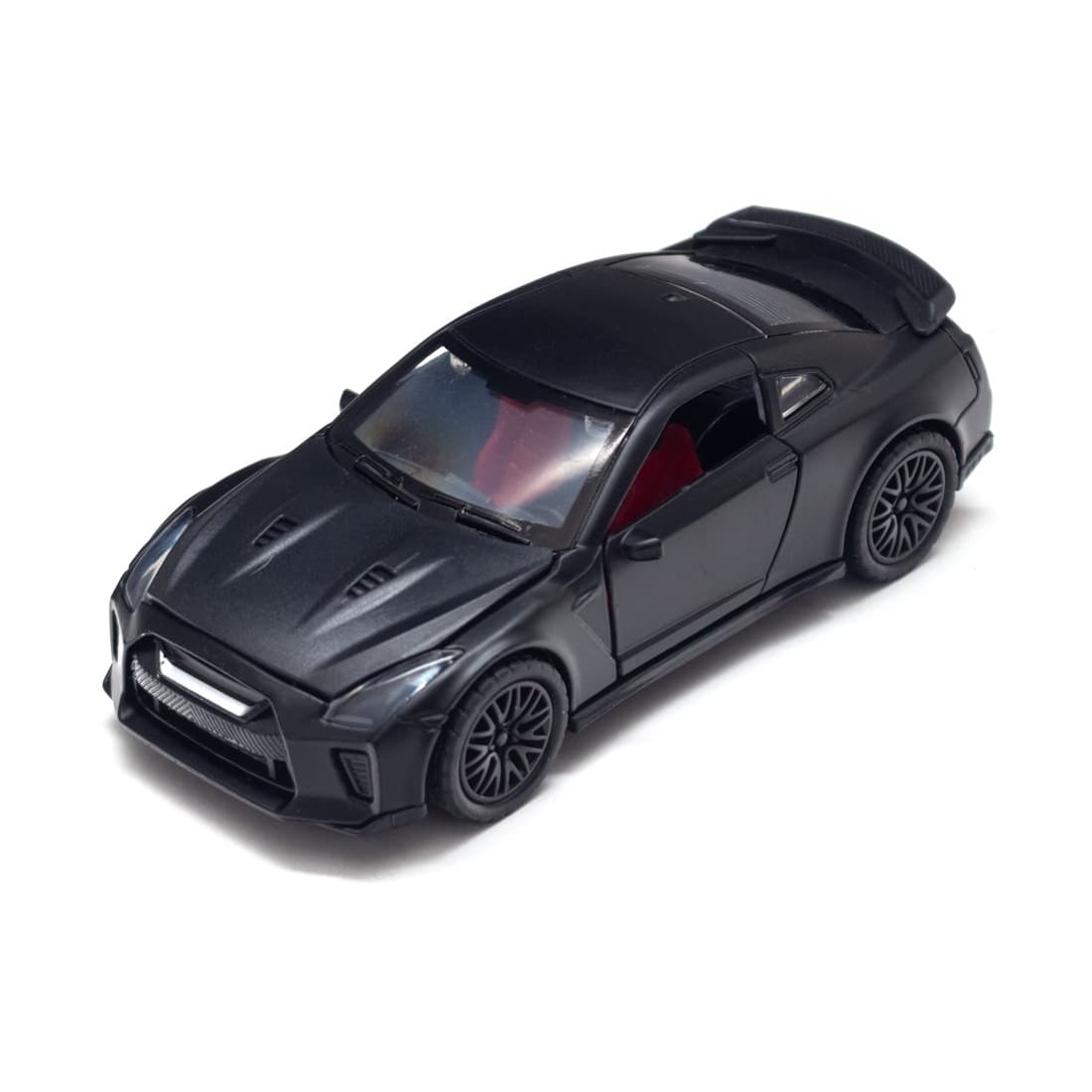 Металлическая машинка, X-Game Kids, 39600B, 1:32, Длина 12 см, Открывающиеся двери и багажник, Pull-back двигатель, Чёрная, Цветная коробка