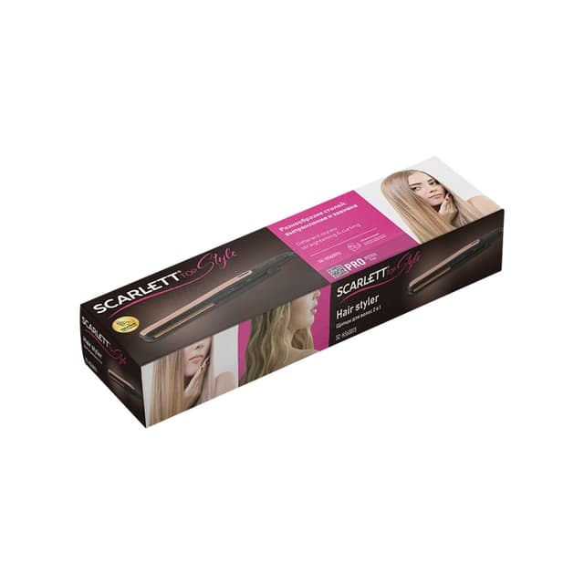 Выпрямитель для волос, Scarlett, SC-HS60015,Дисплей нет , Количество режимов 1 шт ,Регулировка температуры нет , Минимальная температура нагрева 190 °C , Максимальная температура нагрева 190 °C ,Плавающие пластины есть ,Время нагрева 30 сек