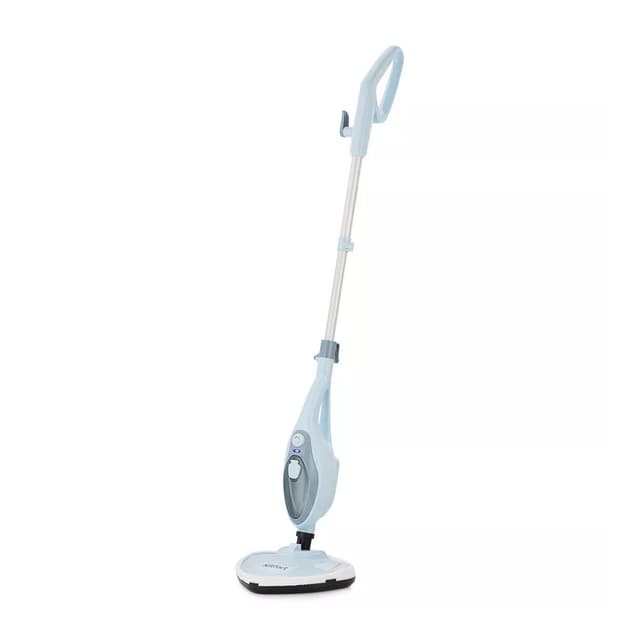 Паровая швабра, Kitfort, КТ-1044, Объем 350 мл, Подача пара 8-35 г/мин, Регулятор мощности, Мощность 1500 Вт, Длина шнура 8м, Голубой