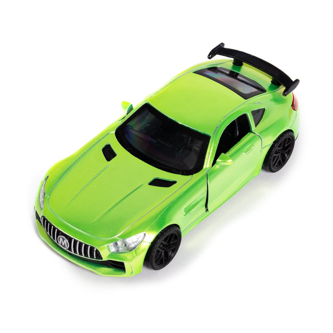 Металлическая машинка, X-Game Kids, 43500MG, 1:32, Длина 12.5 см, Открывающиеся двери, Pull-back двигатель, Зелёный металлик, Цветная коробка