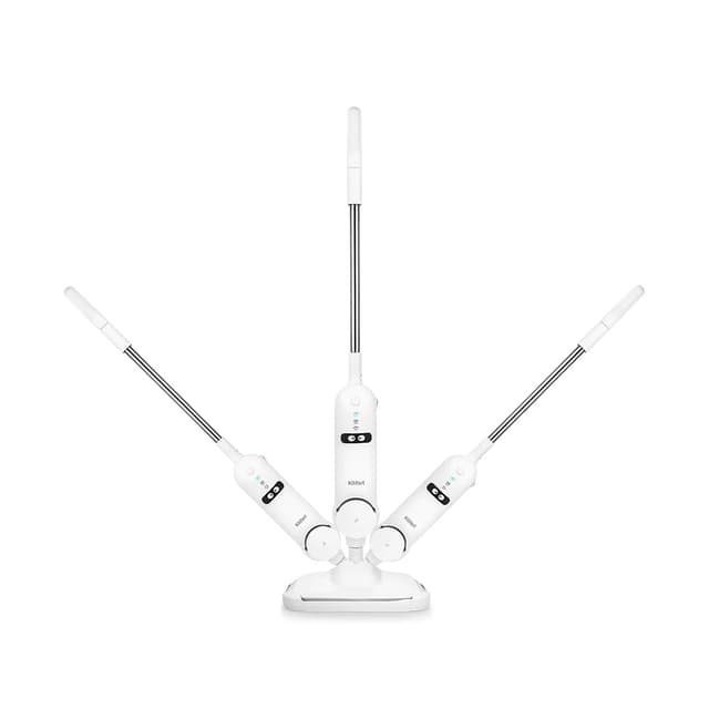 Паровая швабра, Kitfort, КТ-1015, Вид вертикальный, Мощность 1300 Вт, Объем бака для воды 330 мл, Регулятор мощности, Готовность 30 сек ,Цвет белый