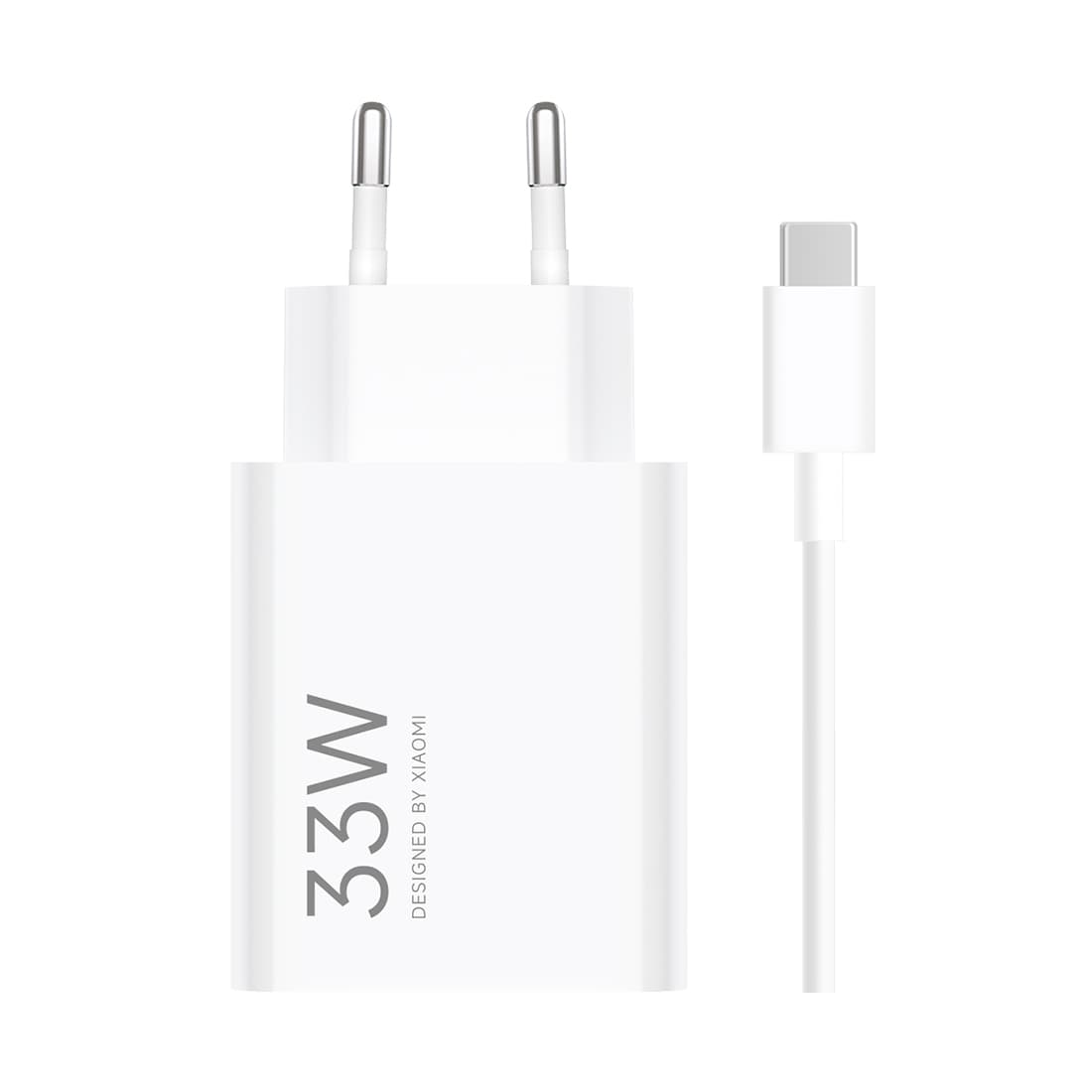 Адаптер питания, Xiaomi, 33W Charging Combo (Type-A), (MDY-16-EF), 100–240В, 50/60Гц, 0,8А, Белый