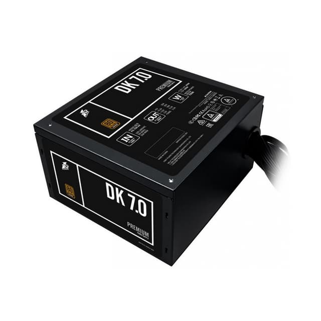 Блок питания, 1STPLAYER, DK PREMIUM PS-700AX, 700W, ATX, APFC, BRONZE, 20+4pin, 2*4+4pin, 6*Sata, 3*Molex, 4*PCI-E 6+2pin, Вентилятор 12см, Черный