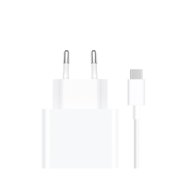 Адаптер питания, Xiaomi, 67W HyperCharge Combo (Type-A), ( в комлпекте кабель Type-c), 100-240В, 50/60 Гц, 1,7 А, 5 В - 3 В / 9 В - 3 А / 11 В - 6 А макс / 20 В - 6 А , Белый