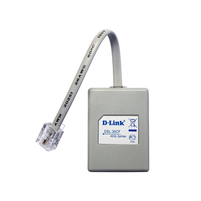 ADSL Сплиттер, D-Link, DSL-30CF/RS, 1 разъем RJ-11 для подключения к телефонной линии,, 1 разъем RJ-11 для подключения телефона (или мини-АТС), 1 разъем RJ-11 для подключения ADSL-модема