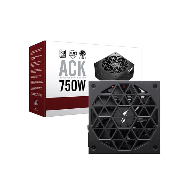 Блок питания, 1STPLAYER, HA 750W BK, 750W, ATX, 80+, APFC, 20+4pin, 2*4+4pin, 4*Sata, 2*Molex, 2*PCI-E 6+2-pin, Non-modular, Вентиялтор 14см, 145х150х86мм, Черный