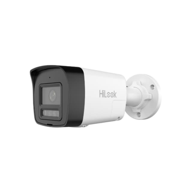 IP Видеокамера, HiLook, IPC-B120HA-LUFC/SL, Цилиндрическая, 2 МП обнаружения людей и транспорта, умный гибридный свет до 30м, сжатия H.265+, двусторонняя аудиосвязь, слот для SD-карты до 512 ГБ, IP67
