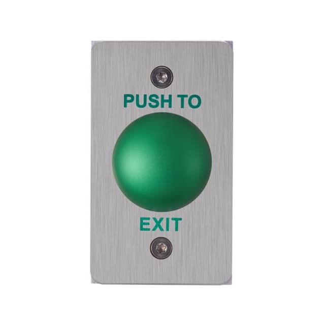 Металлическая кнопка выхода, Hikvision, DS-K7P05, Сухой контакт, 1 Выход, NO/NC/COM, DC 36V, 3A