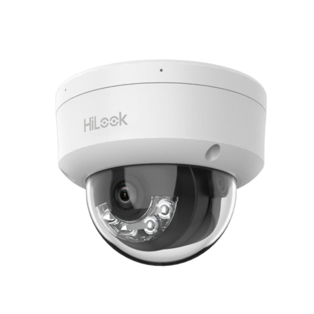 IP Видеокамера, HiLook, IPC-D120HA-LU, Купольная, 2 МП обнаружения людей и транспорта, Smart Dual-Light до 30м, сжатия H.265+, встроенный микрофон, IP67, IK08