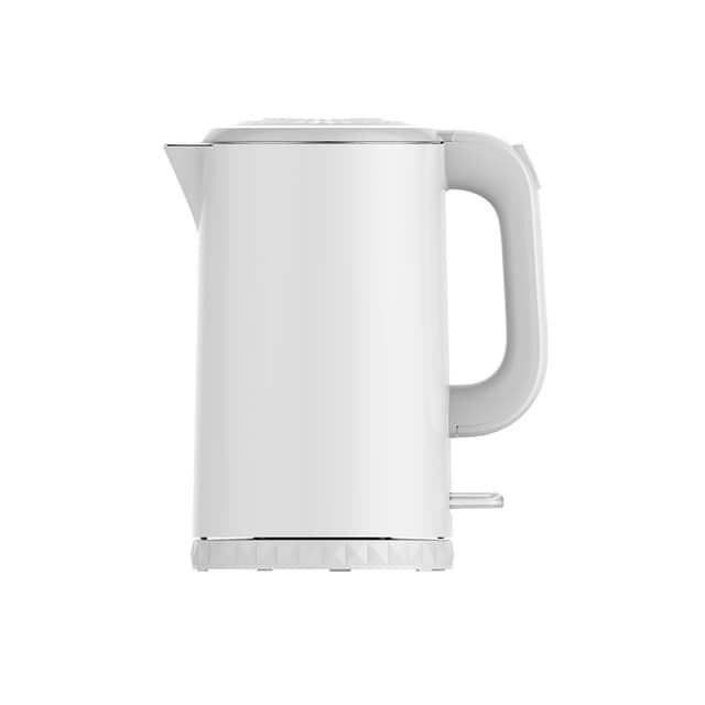 Чайник электрический, Centek, CT-0020, Металл 1.7л, 2200W, Бесшовная колба, двойные стенки, Белый