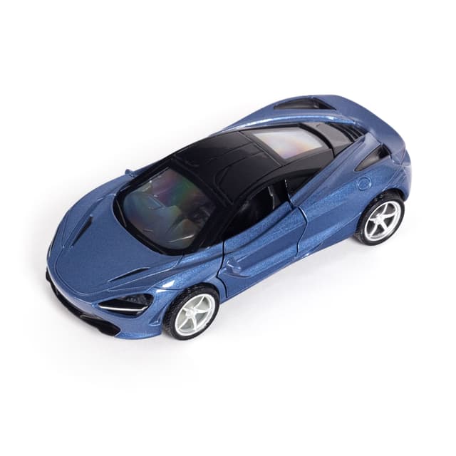 Металлическая машинка, X-Game Kids, 51720B, 1:32, Длина 12.5 см, Открывающиеся двери, Pull-back двигатель, Синий металлик, Цветная коробка