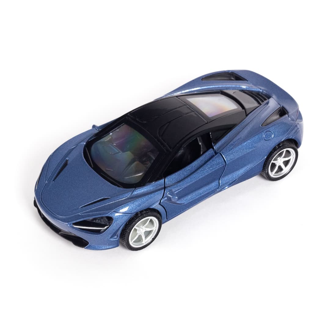 Металлическая машинка, X-Game Kids, 51720B, 1:32, Длина 12.5 см, Открывающиеся двери, Pull-back двигатель, Синий металлик, Цветная коробка