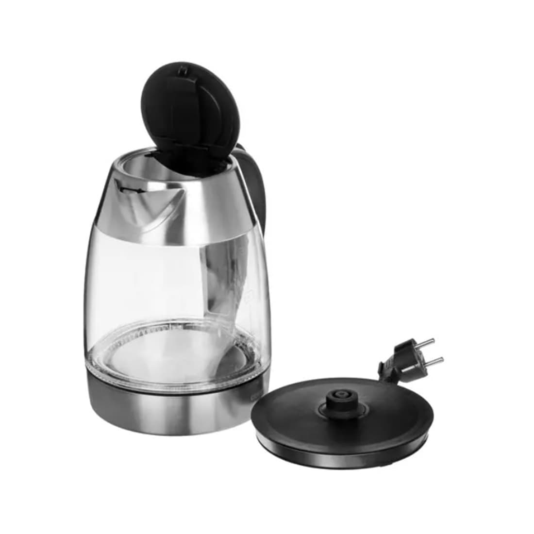 Чайник электрический, Centek, CT-0012, Стекло, 1.7л, 2200W, Двойные стенки, LED, Защита от перегрева, Фильтр от накипи