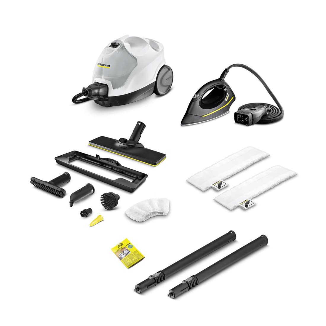 Пароочиститель с утюгом, KARCHER, SC 4 EasyFix Premium Iron (white) 1.512-489.0, объём заливаемой воды 0,8 л., мощность нагревателя 2000 Вт