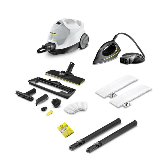 Пароочиститель с утюгом, KARCHER, SC 4 EasyFix Premium Iron (white) 1.512-489.0, объём заливаемой воды 0,8 л., мощность нагревателя 2000 Вт