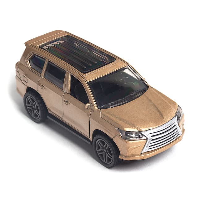 Металлическая машинка, X-Game Kids, 57000G, 1:32, Длина 12.1 см, Открывающиеся двери, Pull-back двигатель, Золотистая, Цветная коробка