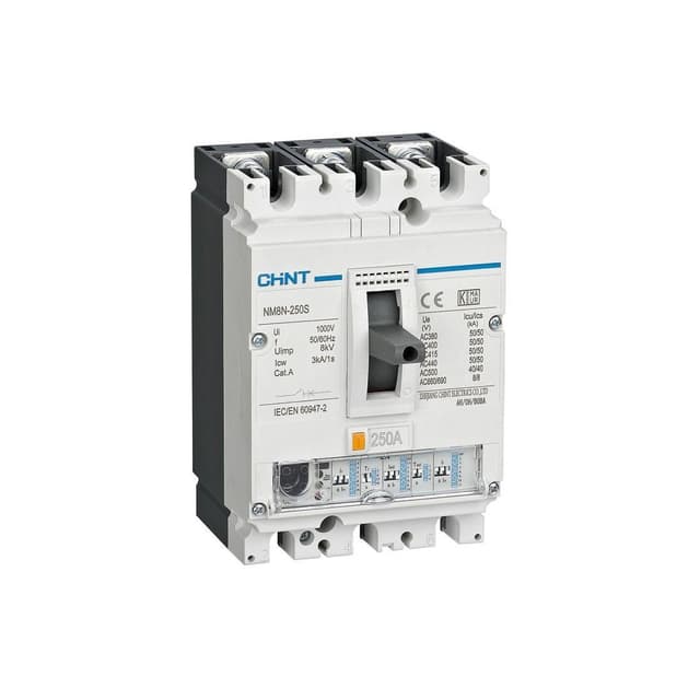 Автоматический выключатель, CHINT, 269426 NM8N-630S, EN 3P 630А 50кА с электронным расцепителем