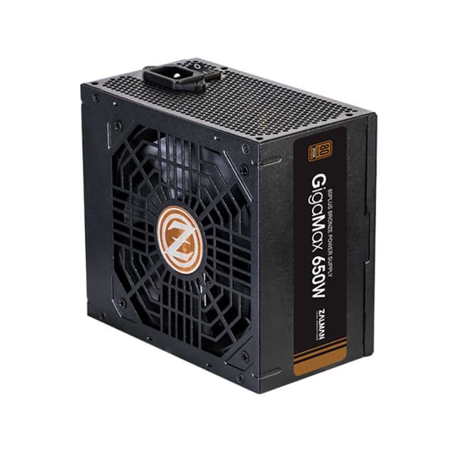 Блок питания, Zalman, ZM650-GV, 650W, ATX, Bronze, APFC, 20+4pin, 4+4pin 5*Sata, 3*Molex, 2*PCI-E 6+2 pin, FDD, Вентилятор 12см, Черный