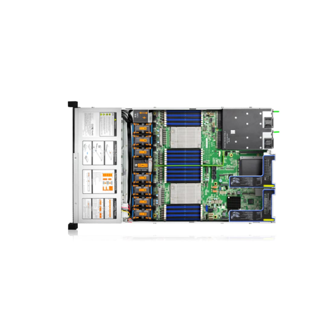 Серверная платформа, Gooxi, SL101-D04R-G3, 1U4bay, Intel, Whitley, 2P, 2x550W, Rail Kit