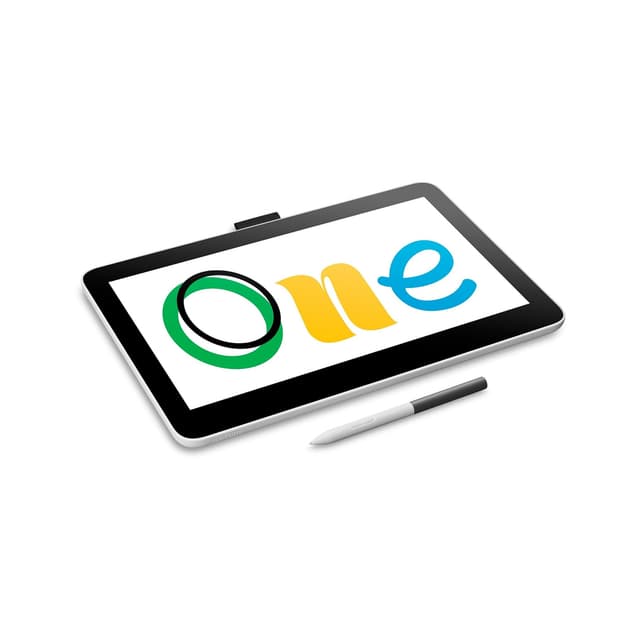 Графический планшет, Wacom, One 13 Touch pen display (DTH134W0B), Разрешение 1920 x 1080, Чувствительность к нажатию 4096, Интерфейс USB-С, Размер 310*200*8,5 мм, Чёрный