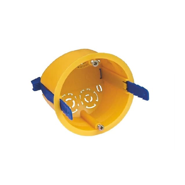 Электроуст. коробка, KSC, 11-106, d68 h50 для гипсокартона и полых стен с пласт. ремешками IP30