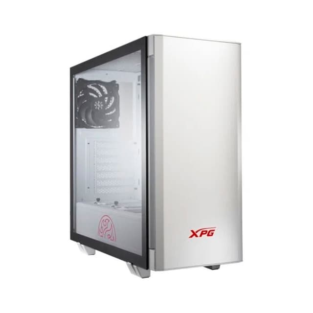 Компьютерный корпус, XPG, Invader White, INVADER-WHCWW, Mid Tower, ATX/ m-ATX/ Mini-ITX, USB 3.0*2/ HD-Audio+Mic, Кулер 2*12см, Высота процессорного кулера до 170мм, Длина VGA до 430мм, Количество внутренних отсеков 2*3,5"/2*2,5", Сталь/Закаленное стекло, 470x206x482мм, без Б/П, Белый