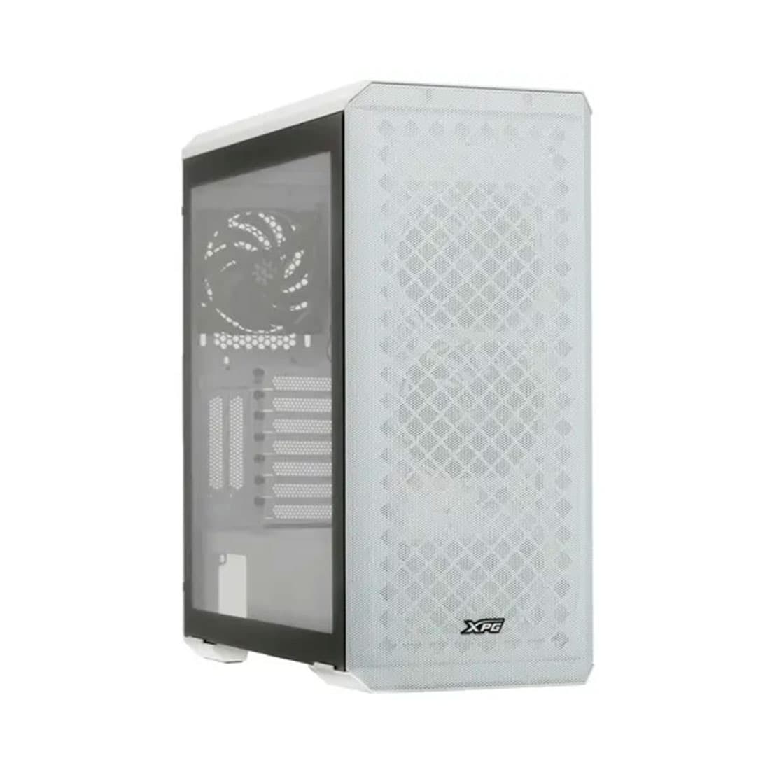 Компьютерный корпус, XPG, Defender White, DEFENDER-WHCWW, Mid Tower, E-ATX/ATX/ m-ATX/ Mini-ITX/CEB/EEB, USB 3.0*2/ HD Audio+Mic, Кулер 3*12см, Высота процессорного кулера до 170мм, Длина VGA до 400мм, Количество внутренних отсеков 2*3,5"/4*2,5" , Сталь/Закаленное стекло, 492x220x441 мм, без Б/П, Белый