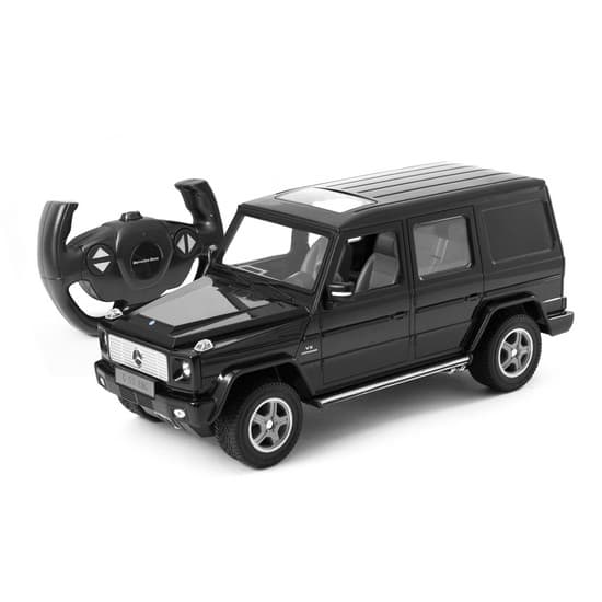 Радиоуправляемая машина, RASTAR, 30400B, 1:14, Mercedes-Benz G55 AMG Gelndewagen, Пластик, 2.4GHz, Чёрная