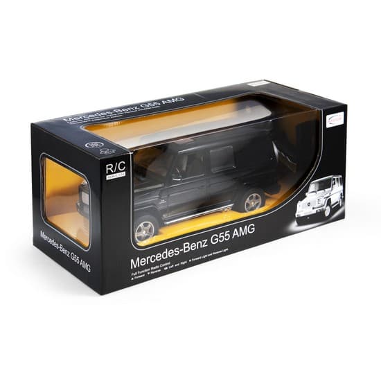 Радиоуправляемая машина, RASTAR, 30400B, 1:14, Mercedes-Benz G55 AMG Gelndewagen, Пластик, 2.4GHz, Чёрная