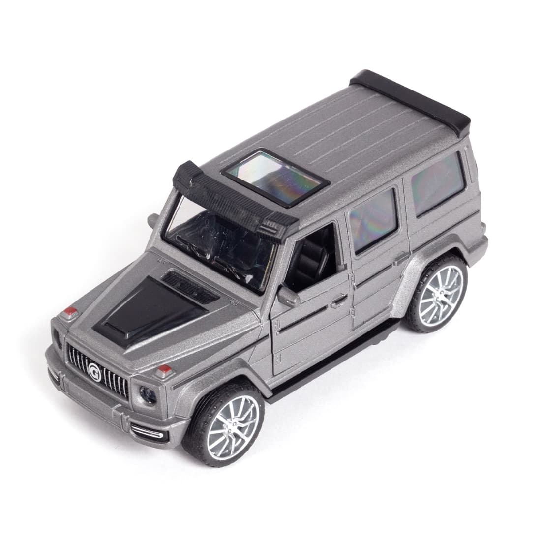 Металлическая машинка, X-Game Kids, 63700S, 1:32, Длина 12.1 см, Открывающиеся двери, Pull-back двигатель, Серебристый металлик, Цветная коробка