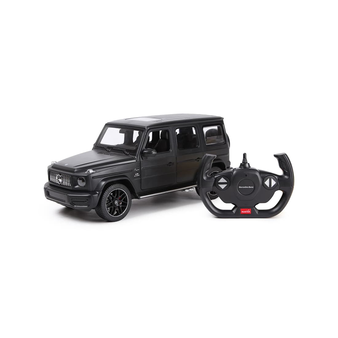 Радиоуправляемая машина, RASTAR, 95700B, 1:14, Mercedes-Benz G63 Gelndewagen, Пластик, Открывающиеся двери, 2.4GHz, Чёрная