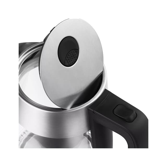 Чайник, Kitfort, КТ-641, Объем 1.8 л, Мощность 2200 Вт, Количество стенок 1, Материал корпуса стекло\металл, Тип нагревательного элемента скрытый нагревательный элемент, Цвет серебристый/прозрачный