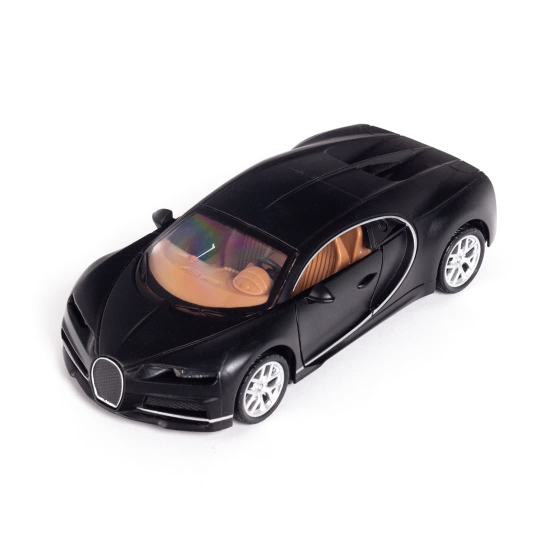 Металлическая машинка, X-Game Kids, 64100MB, 1:32, Длина 12.5 см, Открывающиеся двери, Pull-back двигатель, Чёрная матовая, Цветная коробка