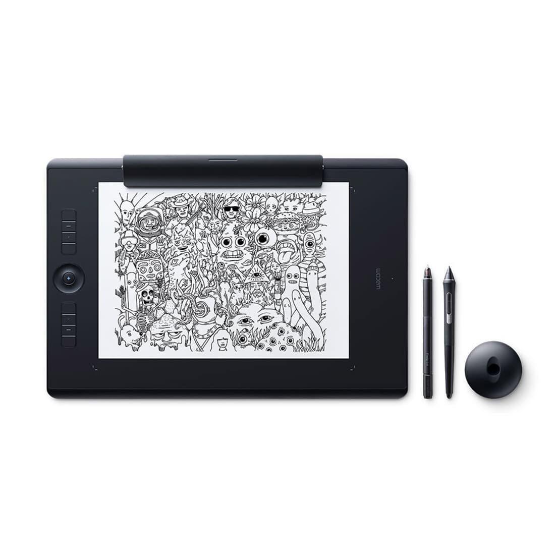 Графический планшет, Wacom, Intuos Pro Large Paper Edition R/N (PTH-860P-N), Разрешение 5080 lpi, Чувствительность к нажатию 8192, ExpressKeys: 8 программируемых клавиш, Размер 430x287x8 мм, Чёрный