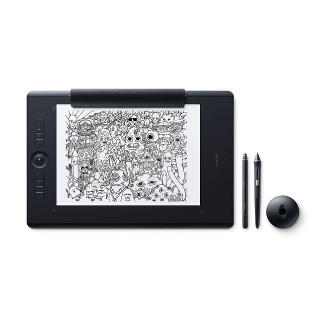 Графический планшет, Wacom, Intuos Pro Large Paper Edition R/N (PTH-860P-N), Разрешение 5080 lpi, Чувствительность к нажатию 8192, ExpressKeys: 8 программируемых клавиш, Размер 430x287x8 мм, Чёрный