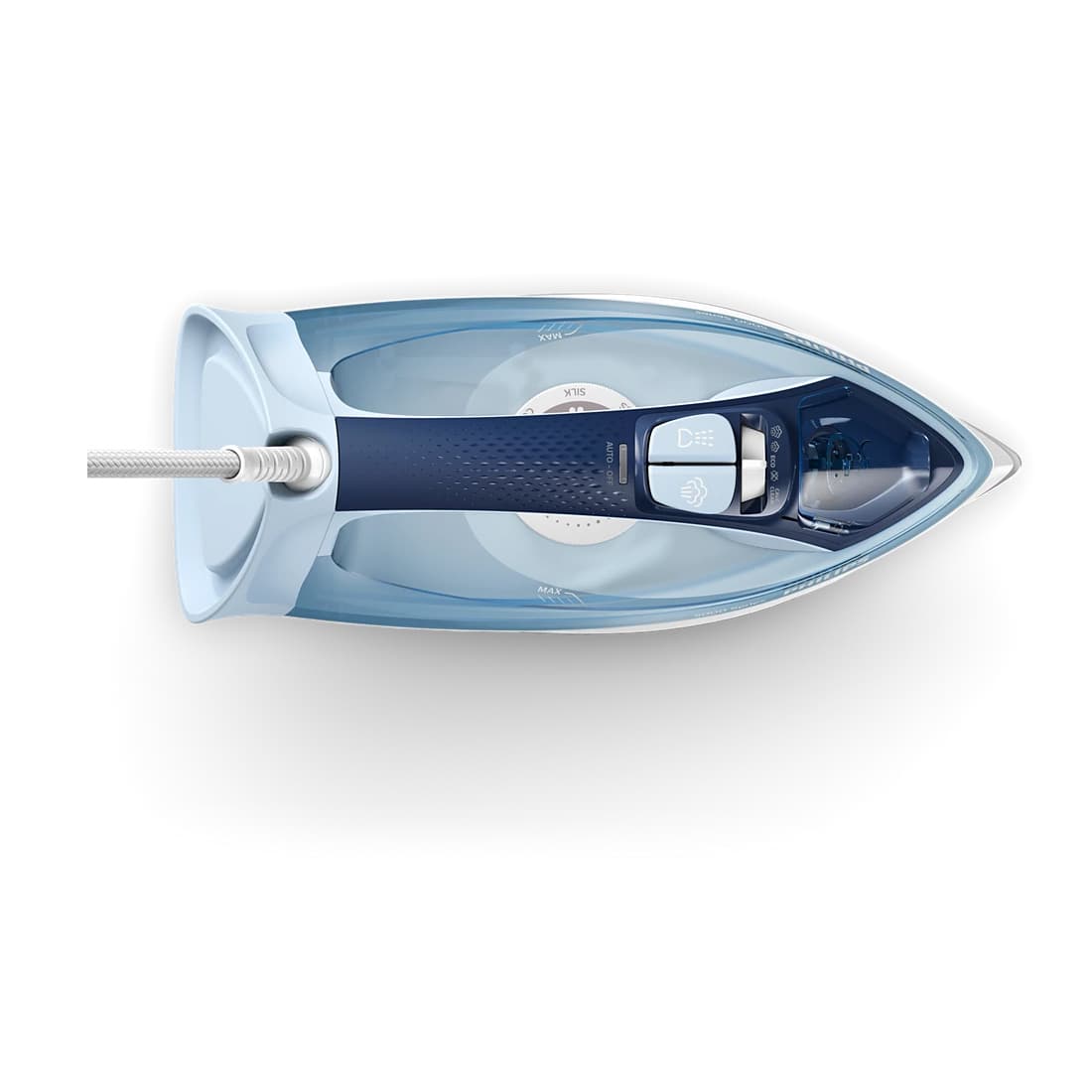 Утюг, Philips, DST5030/20, Мощность 2400 Вт, Очистка от накипи, Система капля-стоп, Цвет голубой