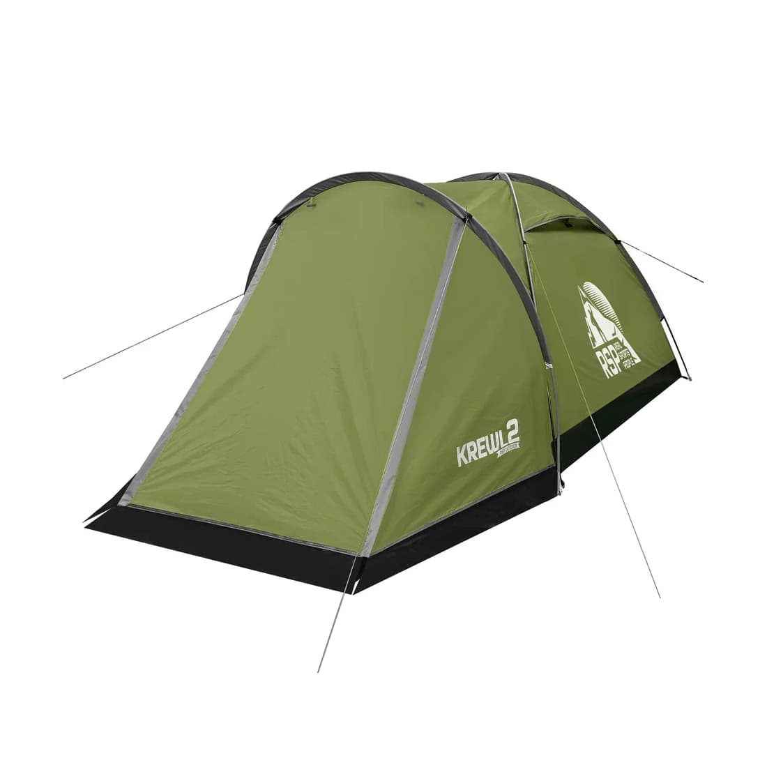 Палатка, RSP, T-KRE-2-OLGN, 300*130*110 см, Однослойная, Диаметр дуг 7.9 мм, Водонепроницаемость 4000, Оливково-зеленый